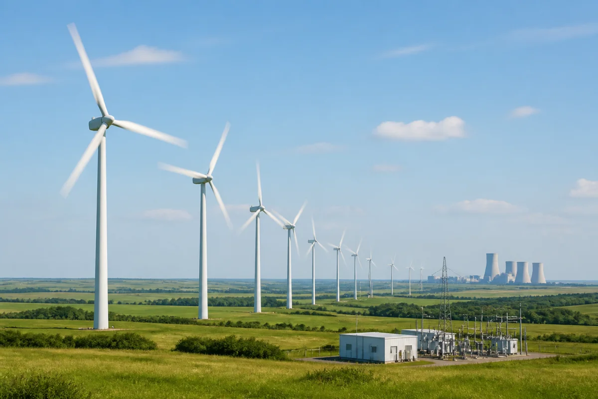 combien d'éolienne pour remplacer une centrale nucléaire