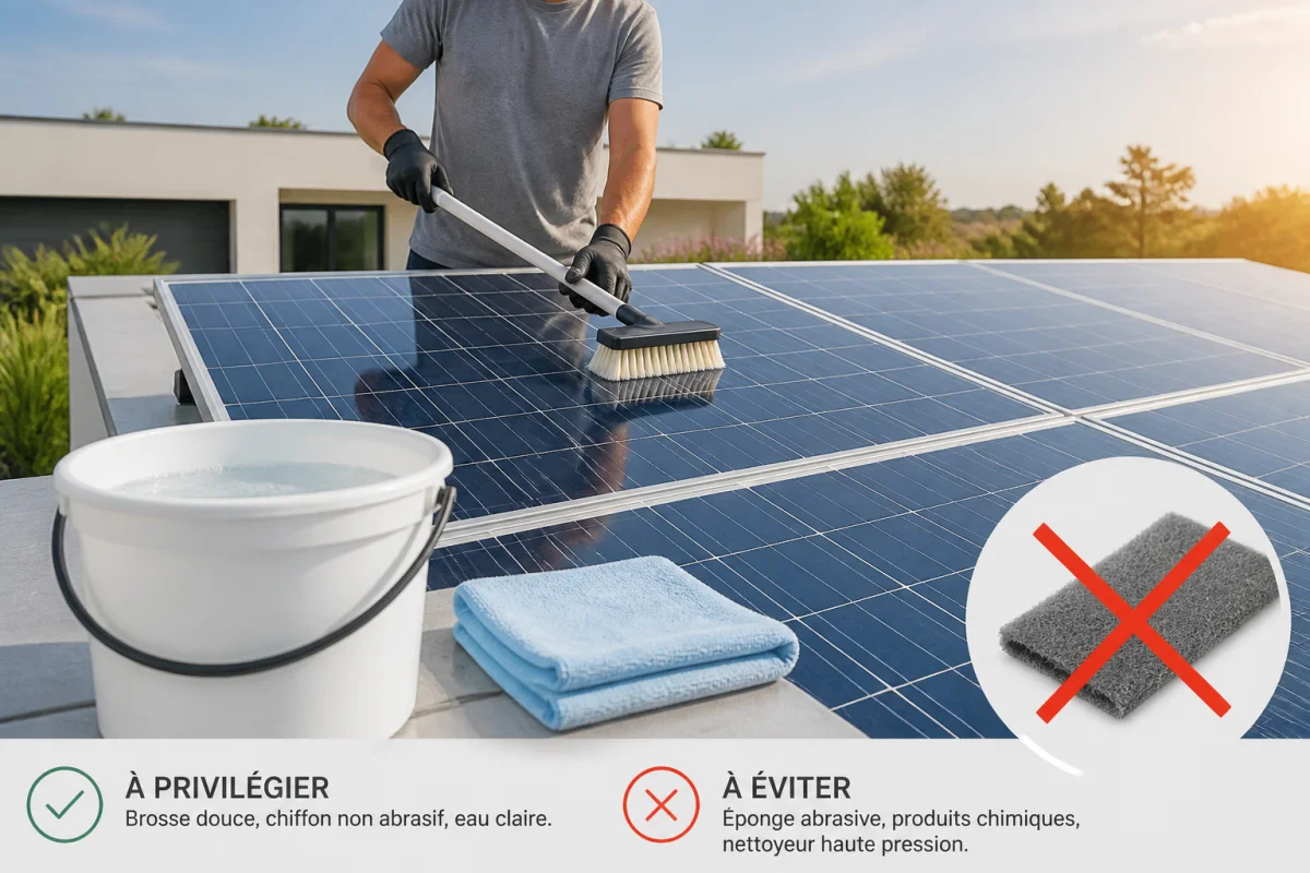 Entretien des panneaux solaires, les bons réflexes