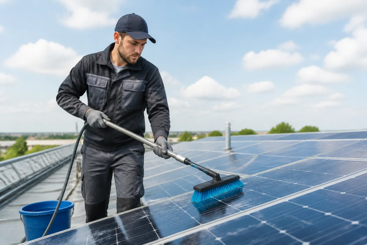 Entretien des panneaux solaires, les bons réflexes