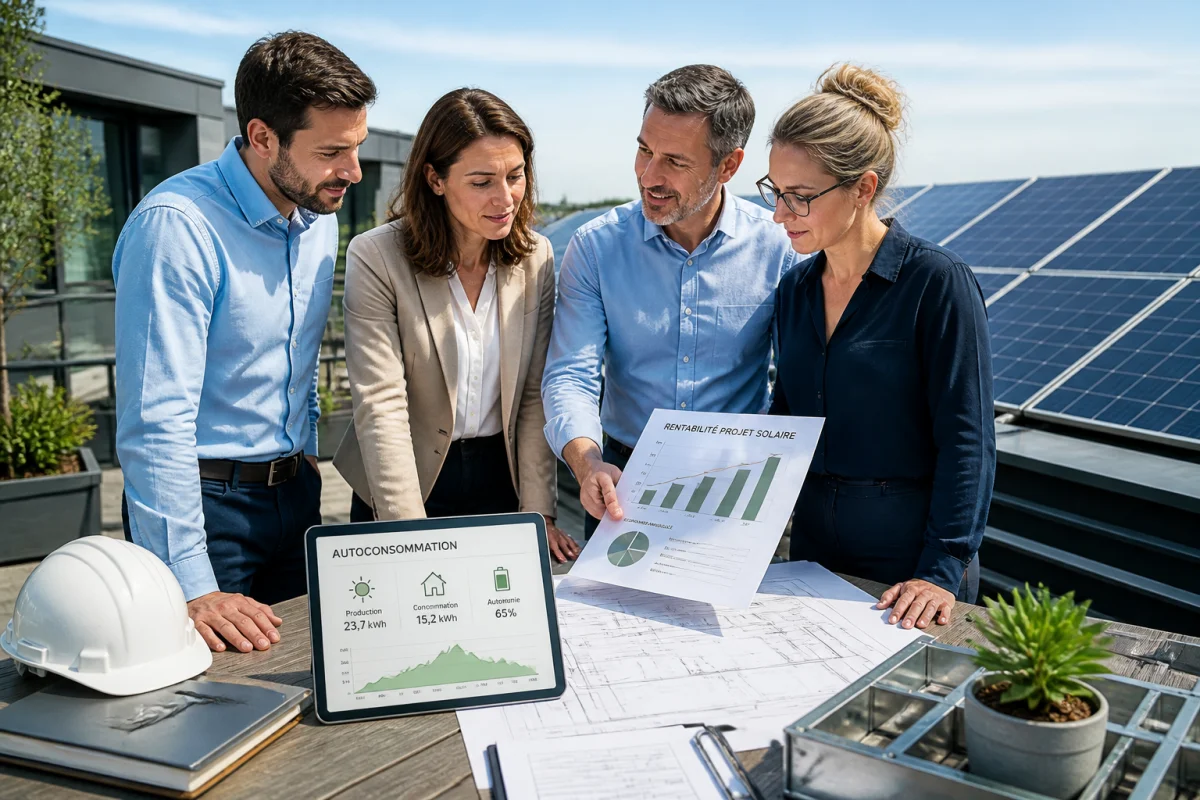 Autoconsommation solaire en entreprise