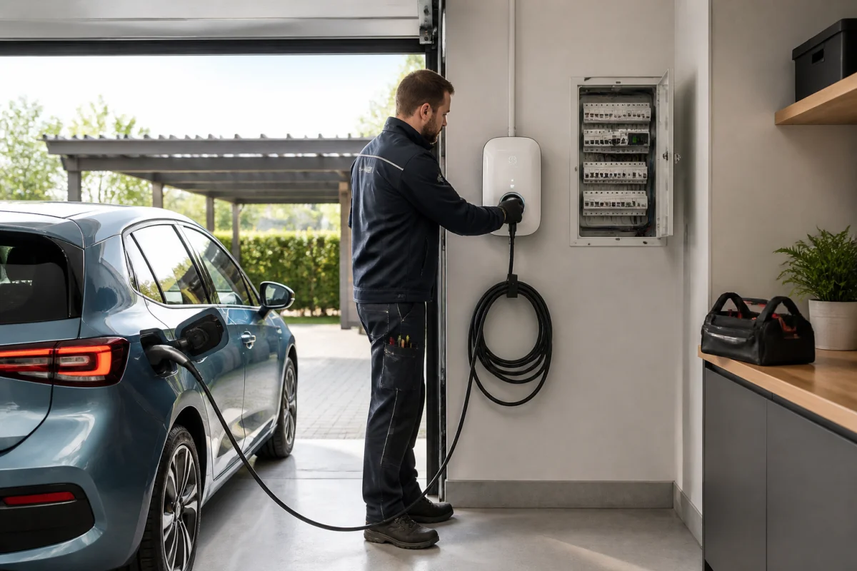 Recharger une voiture électrique à la maison
